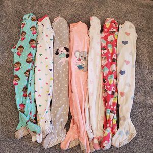 *7* Carter's Fleece Footed Pajamas - Size 2T